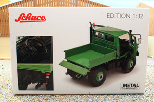 SCH7873 Schuco 1:32 Scale Mercedes Benz Unimog U1600 in Green