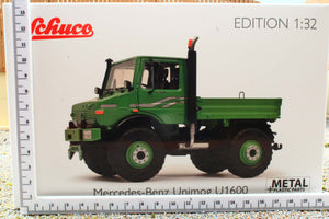 SCH7873 Schuco 1:32 Scale Mercedes Benz Unimog U1600 in Green