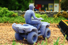 Load image into Gallery viewer, PYOS135 1:32 Scale Set of 1 x Rider on Quadbike (Requires Painting)