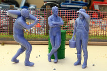 Load image into Gallery viewer, PYOS192 Figure Set 1:32 Scale - 3 x Farm Workers (Requires Painting)