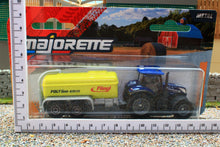 Load image into Gallery viewer, SIM502A Majorette 187 Scale New Holland T7300 4WD With Fliegl Tanker