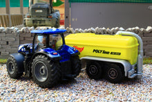 Load image into Gallery viewer, SIM502A Majorette 187 Scale New Holland T7300 4WD With Fliegl Tanker
