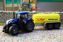 Load image into Gallery viewer, SIM502A Majorette 187 Scale New Holland T7300 4WD With Fliegl Tanker