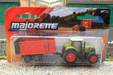 Load image into Gallery viewer, SIM502B Majorette 187 Scale Claas Arion 660 4WD With Fliegl Walking Floor Trailer