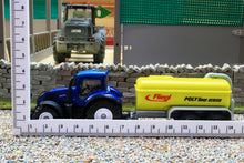 Load image into Gallery viewer, SIM503B Majorette 187 Scale 4 Piece Valtra and Lintrac Tractor Set with Slurry Tanker and Trailer