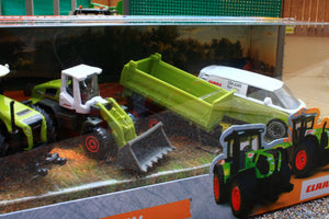 SIM504 Majorette 187 Scale Claas Farm Set 5 Pieces