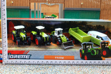 Load image into Gallery viewer, SIM504 Majorette 187 Scale Claas Farm Set 5 Pieces