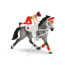 Load image into Gallery viewer, SL42443 Schleich Horse Club Mia&#39;s Vaulting Set - horse and figure