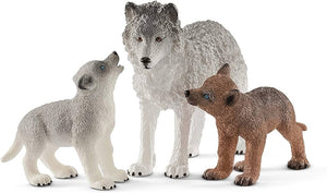 SL42472 Schleich Mother and Wolf Pups