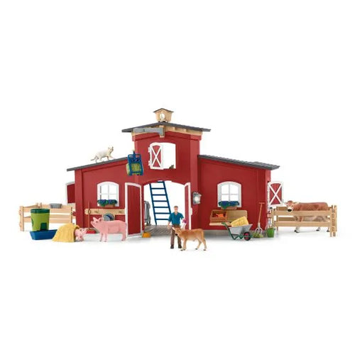 SL42606 Schleich Large Barn with Animals and Accessories