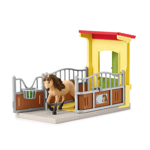 SL42609 Schleich Pony Box with Iceland Pony Stallion