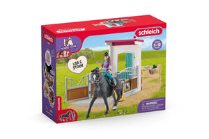 SL42709 Schleich Horse Box with Lisa and Storm