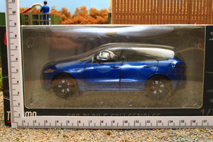 TAY32110020 TAYUMO 1:32 Scale Jaguar F Pace in Met Blue with lights and sound