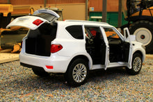 Load image into Gallery viewer, TAY32115013 Tayumo 1:32 Scale Nissan Patrol 4x4 vehicle in white with lights and sound