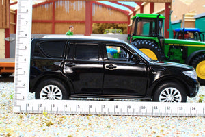 TAY32115014 Tayumo 1:32 Scale Nissan Patrol in Black Y62 4x4