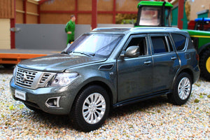 TAY32115015 Tayumo 1:32 Scale Nissan Patrol in Grey Y62 4x4