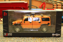 Load image into Gallery viewer, TAY32160012 TAYUMO 1:32 Scale Hummer H2 4X4 in Yellow with lights and sound