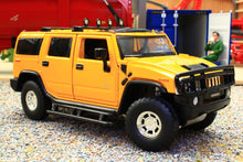 Load image into Gallery viewer, TAY32160012 TAYUMO 1:32 Scale Hummer H2 4X4 in Yellow with lights and sound