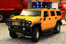 Load image into Gallery viewer, TAY32160012 TAYUMO 1:32 Scale Hummer H2 4X4 in Yellow with lights and sound