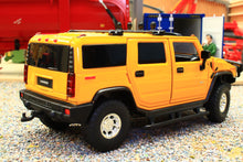 Load image into Gallery viewer, TAY32160012 TAYUMO 1:32 Scale Hummer H2 4X4 in Yellow with lights and sound