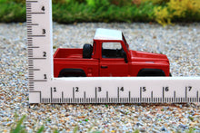 Load image into Gallery viewer, TSMGLT00323R MiniGT 1:64 Scale Land Rover Defender 90 Pickup in Masai Red