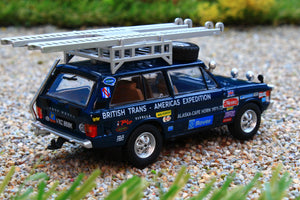 TSMMGT00542L MiniGT 1:64 Scale Range Rover 1971 British Trans Americas Expedition VXC868K