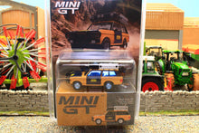 Load image into Gallery viewer, TSMMGT01312BL MINIGT 1:64 Scale Range Rover 1981 Camel Trophy Sumatra (H.Fischer &amp; W. Bays) in blister pack