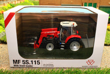 Load image into Gallery viewer, UH6603 Universal Hobbies 1:32 Scale Massey Ferguson 5S.135 4wd Tractor with Front Loader and grab
