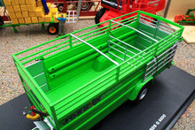 Load image into Gallery viewer, UH6627 Universal Hobbies 1:32 Scale Joskin Betimax RDS P6000 Livestock Trailer in Limited Edition Green