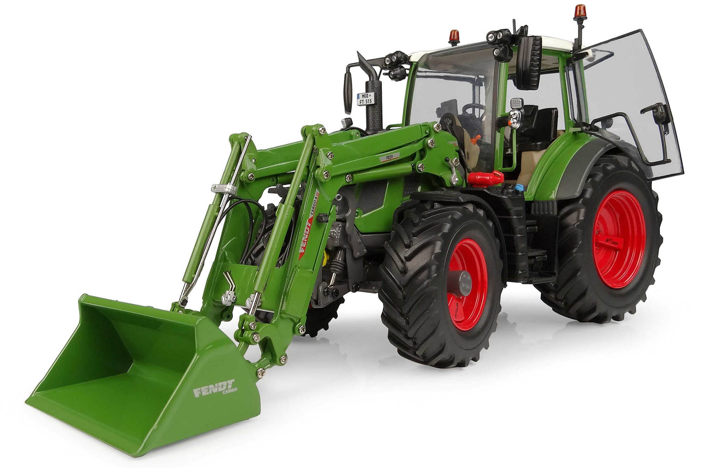 UH6741 Universal Hobbies 1:32 Scale Fendt 516 Vario 4WD Tractor with Front Loader