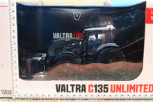 Load image into Gallery viewer, UH6746 Universal Hobbies 1:32 Scale Valtra G135 4WD Tractor with front loader and grab in Titanium Grey