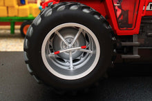 Load image into Gallery viewer, UH6765 Universal Hobbies 1:32 Scale Massey Ferguson 575 4WD Tractor with Molcon Duals Red Cab version