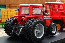 Load image into Gallery viewer, UH6765 Universal Hobbies 1:32 Scale Massey Ferguson 575 4WD Tractor with Molcon Duals Red Cab version