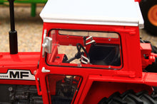 Load image into Gallery viewer, UH6766 Universal Hobbies 1:32 Scale Massey Ferguson 590 4WD Tractor with Molcon Duals Red Cab version