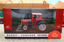 Load image into Gallery viewer, UH6766 Universal Hobbies 1:32 Scale Massey Ferguson 590 4WD Tractor with Molcon Duals Red Cab version