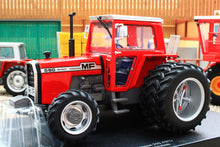 Load image into Gallery viewer, UH6766 Universal Hobbies 1:32 Scale Massey Ferguson 590 4WD Tractor with Molcon Duals Red Cab version