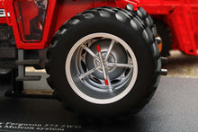 Load image into Gallery viewer, UH6767 Universal Hobbies 1:32 Scale Massey Ferguson 575 2WD Tractor with Molcon Duals Silver Red Cab version