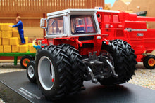 Load image into Gallery viewer, UH6767 Universal Hobbies 1:32 Scale Massey Ferguson 575 2WD Tractor with Molcon Duals Silver Red Cab version