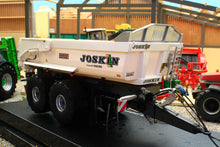 Load image into Gallery viewer, UH6814 Universal Hobbies 1:32 Scale Joskin LTP 27 65 Tipping Trailer in White Limited Edition