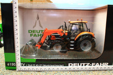 Load image into Gallery viewer, UH6861 Universal Hobbies 1:32 Scale Deutz Fahr 6150.4 TTV 4WD Tractor Municipal Version with Stoll FZ Front Loader Limited Edition