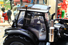Load image into Gallery viewer, UH6862 Universal Hobbies 1:32 Scale Deutz Fahr 6150.4 TTV Warrior 4WD Tractor Gloss Black with Front Loader Limited Edition