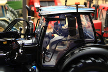 Load image into Gallery viewer, UH6862 Universal Hobbies 1:32 Scale Deutz Fahr 6150.4 TTV Warrior 4WD Tractor Gloss Black with Front Loader Limited Edition