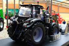 Load image into Gallery viewer, UH6862 Universal Hobbies 1:32 Scale Deutz Fahr 6150.4 TTV Warrior 4WD Tractor Gloss Black with Front Loader Limited Edition