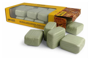 UH6881 Universal Hobbies 1:32 scale Pack of Square Green Silage Bales