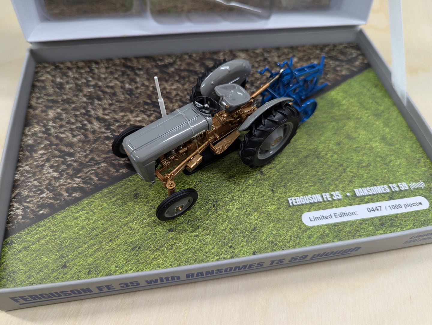 UH7126 Universal Hobbies Ferguson FE 35 with Ransomes TS 59 Plough