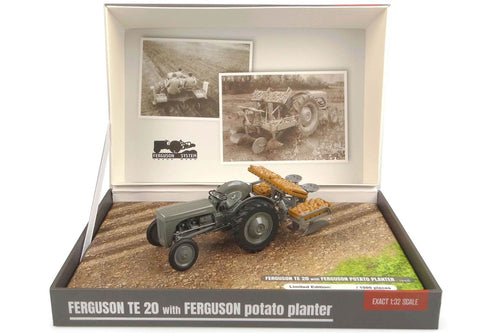 UH7127 Universal Hobbies Ferguson TE 20 Tractor with Ferguson Potato Planter