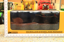 Load image into Gallery viewer, Universal Hobbies one thirty second scale set of 20 black wrapped round silage bales in a box with only the bales included