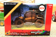 Load image into Gallery viewer, 43395(W) Weathered Britains 1:32 Scale New Holland TH 7.42 Telehandler