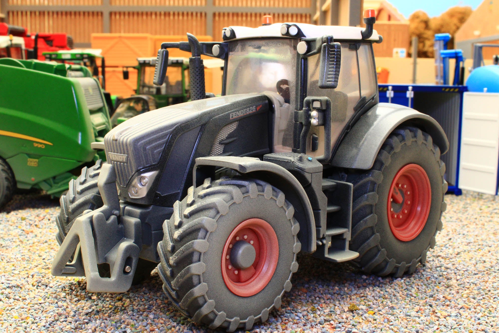 W)43432 Weathered Britains Fendt Vario 826 Black Limited Edition