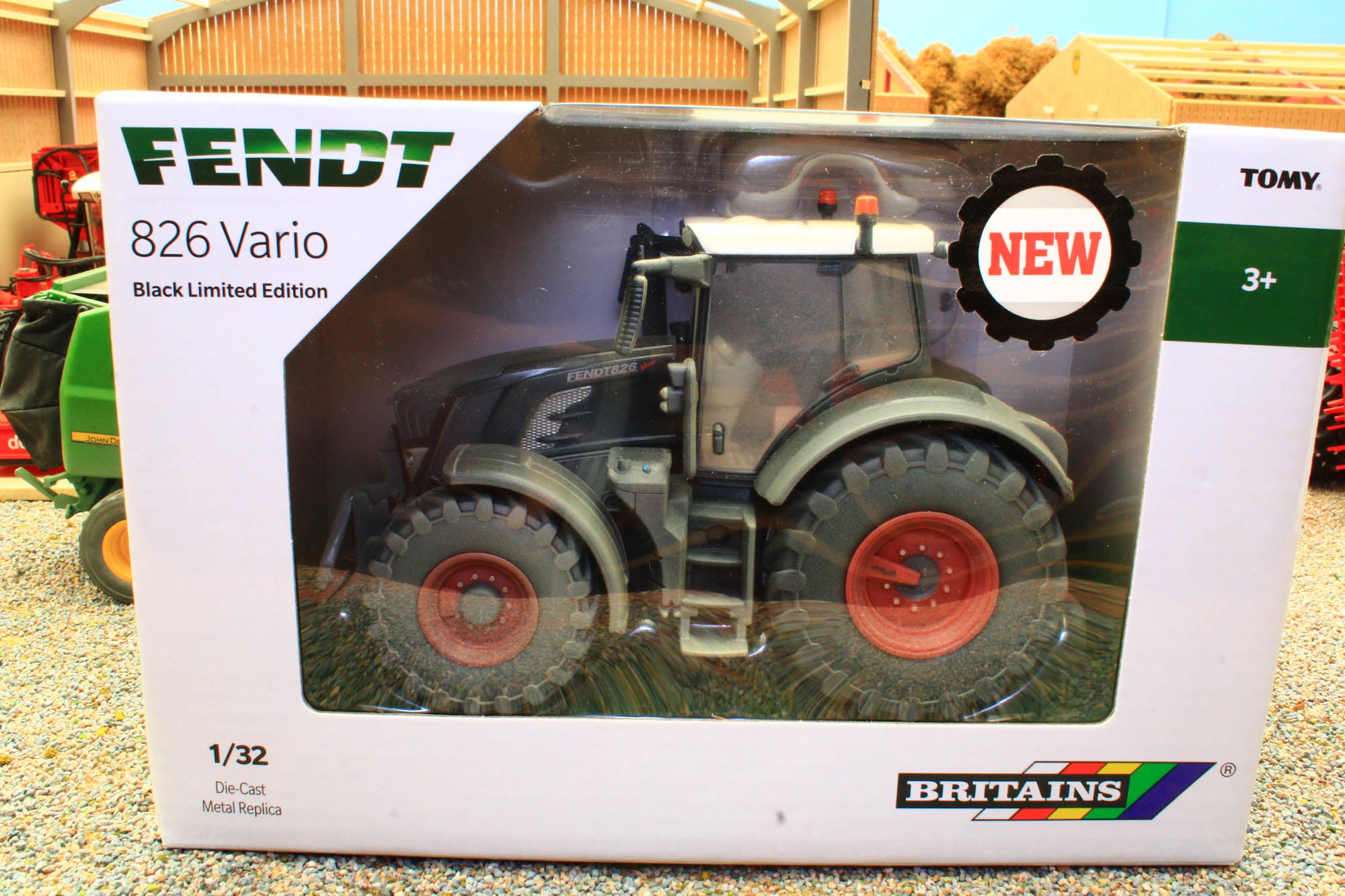 W)43432 Weathered Britains Fendt Vario 826 Black Limited Edition